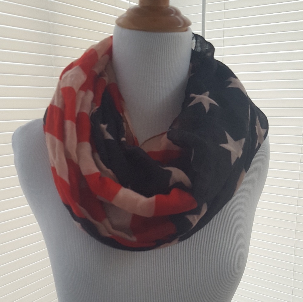 American flag scarf